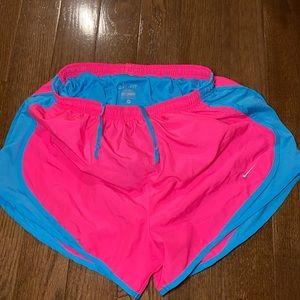 Nike dry fit women’s athletic shorts hot pink